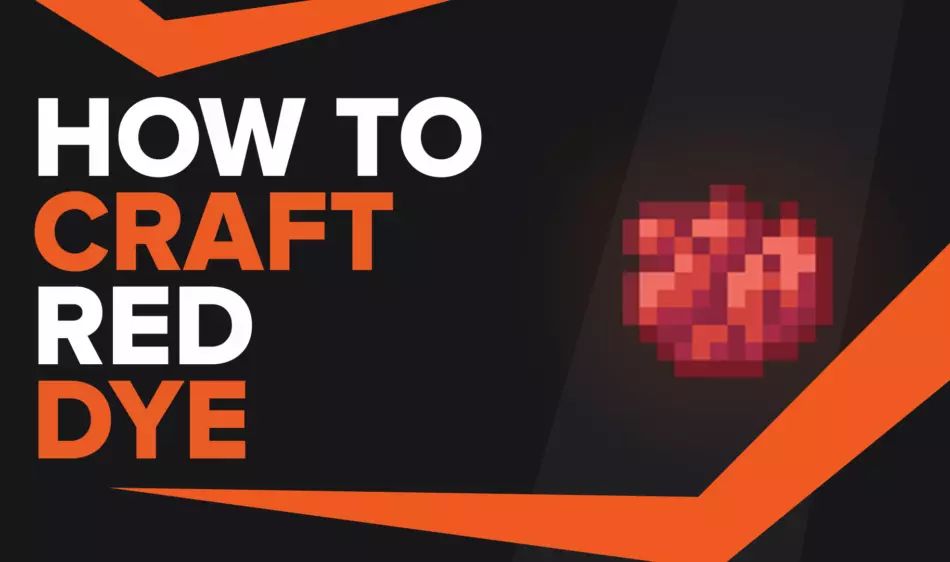 How To Make Red Dye In Minecraft
