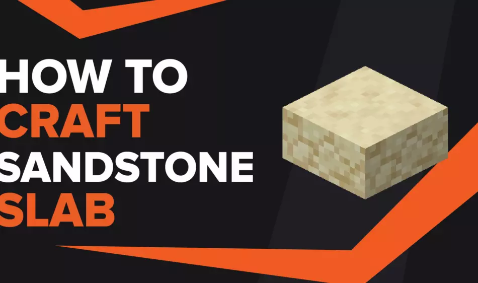 How To Make Sandstone Slab In Minecraft