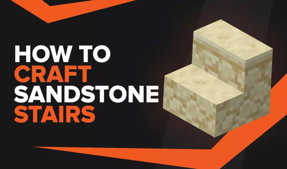How To Make Sandstone Stairs In Minecraft