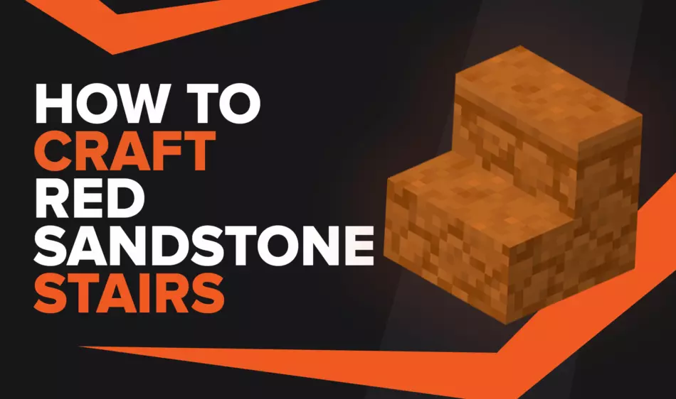 How To Make Smooth Red Sandstone Stairs In Minecraft