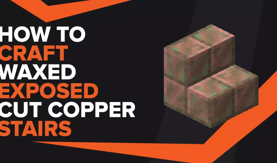 How To Make Waxed Exposed Cut Copper Stairs In Minecraft