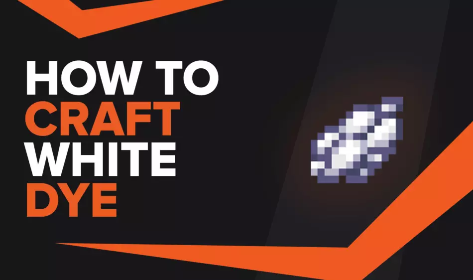 How To Make White Dye In Minecraft