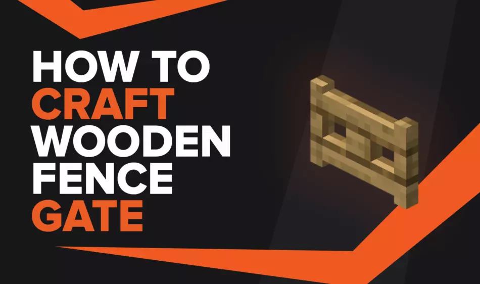 How To Make Wood Fence Gate In Minecraft