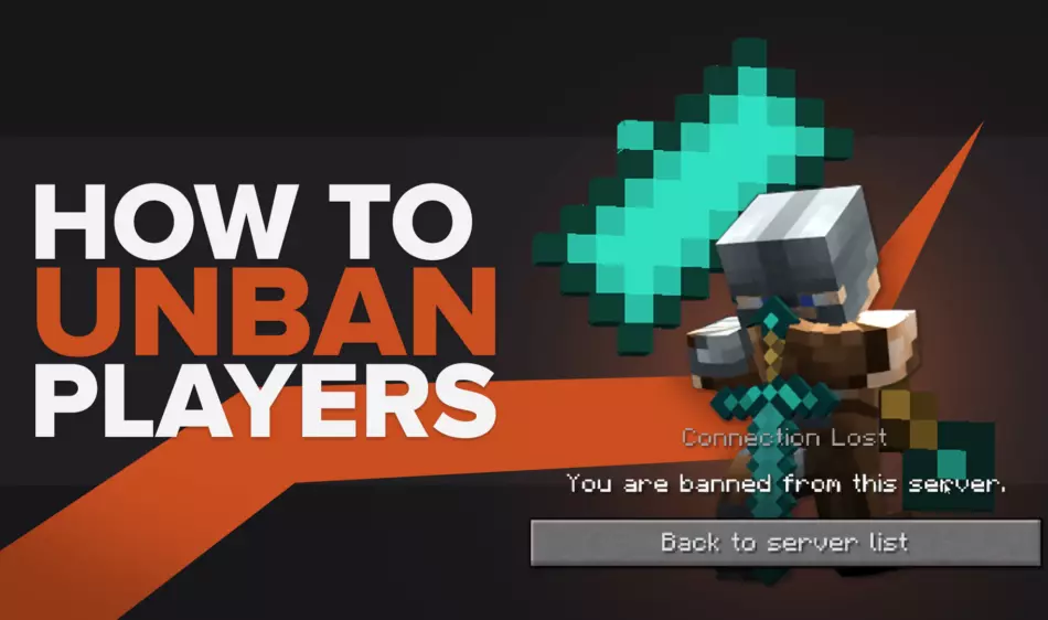 How to unban players in Minecraft