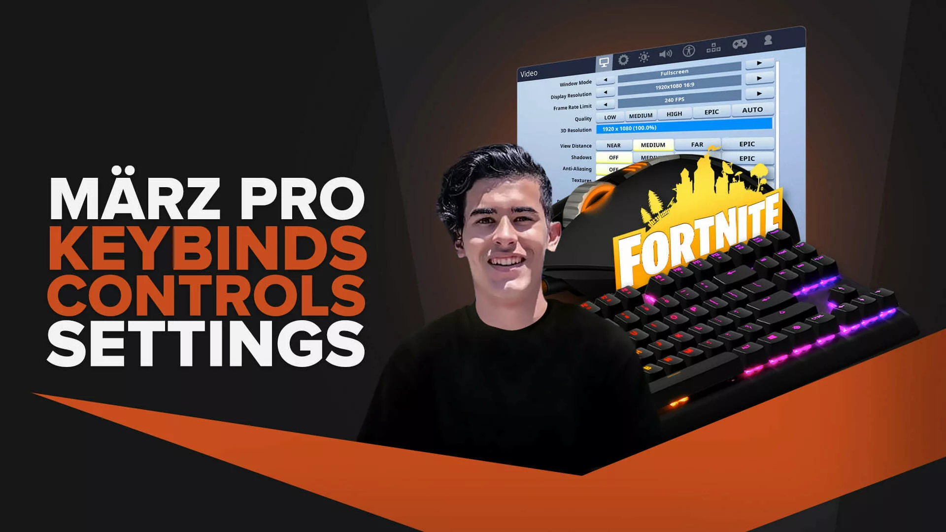 Marz's | Keybinds, Mouse, Video Pro Fornite Settings