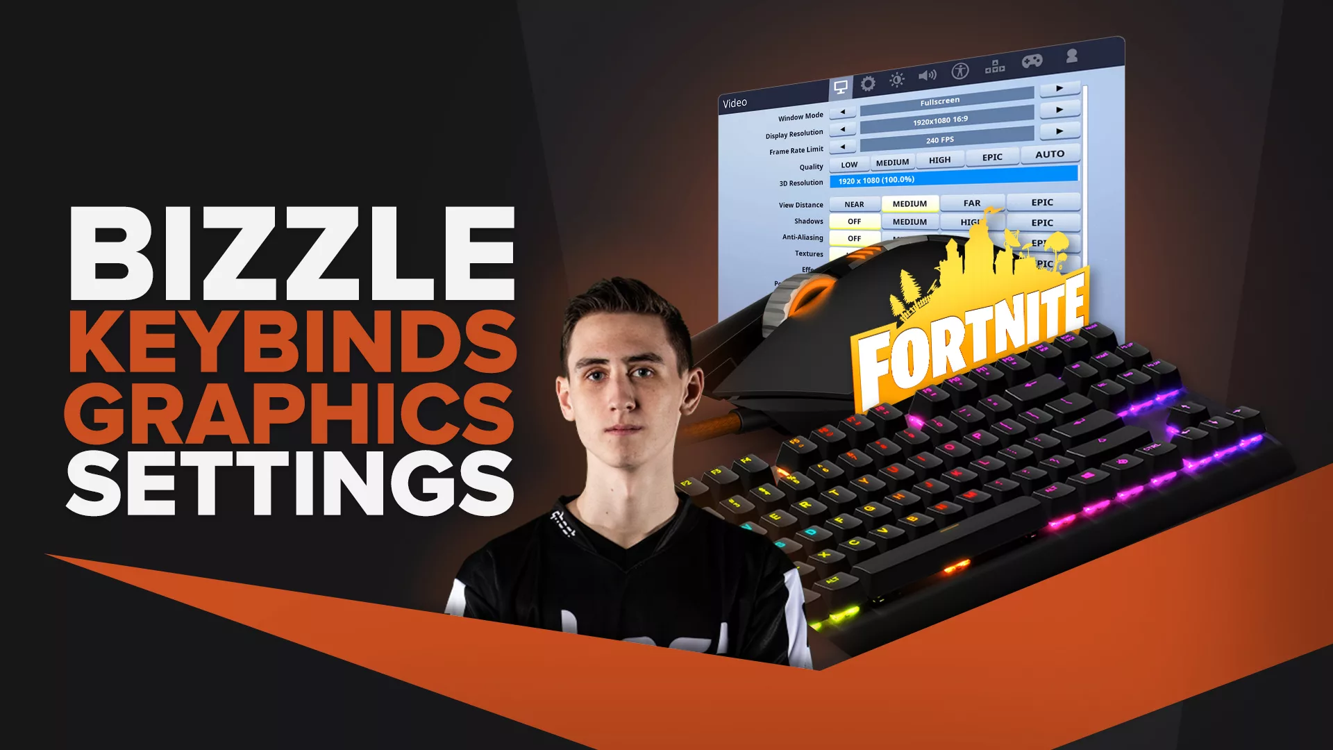 Bizzle | Keybinds, Mouse, Video Pro Fortnite Settings