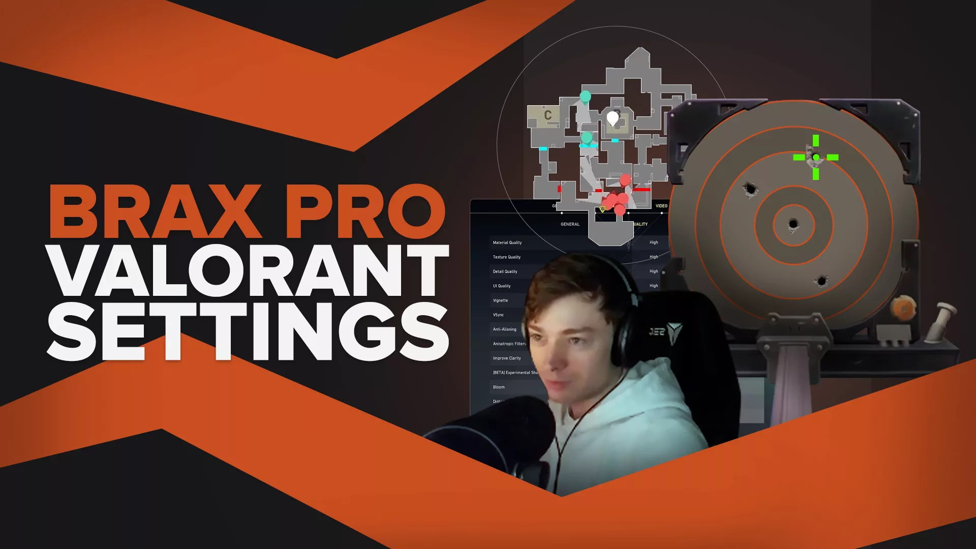 T1 Brax Mouse,Crosshair, Keybinds, Map, Video settings