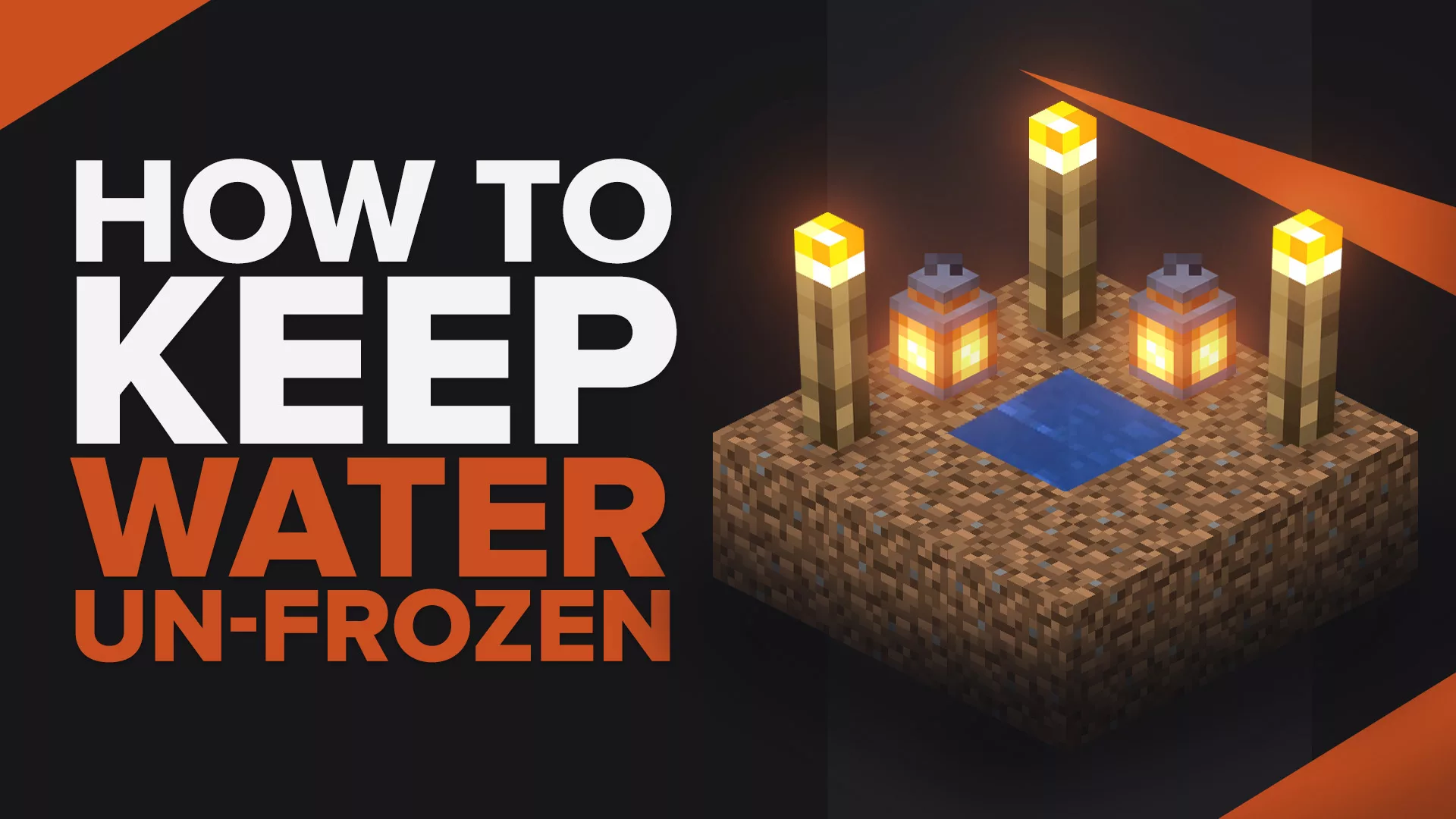 How to Keep Water from Freezing in Minecraft