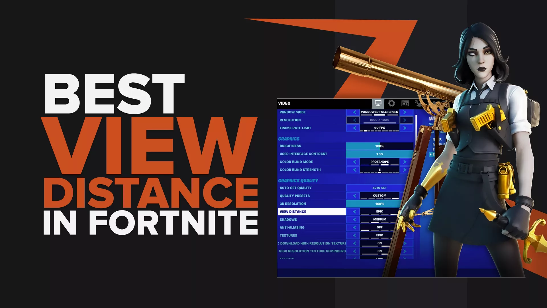 Fortnite Best View Distance to Win More Games