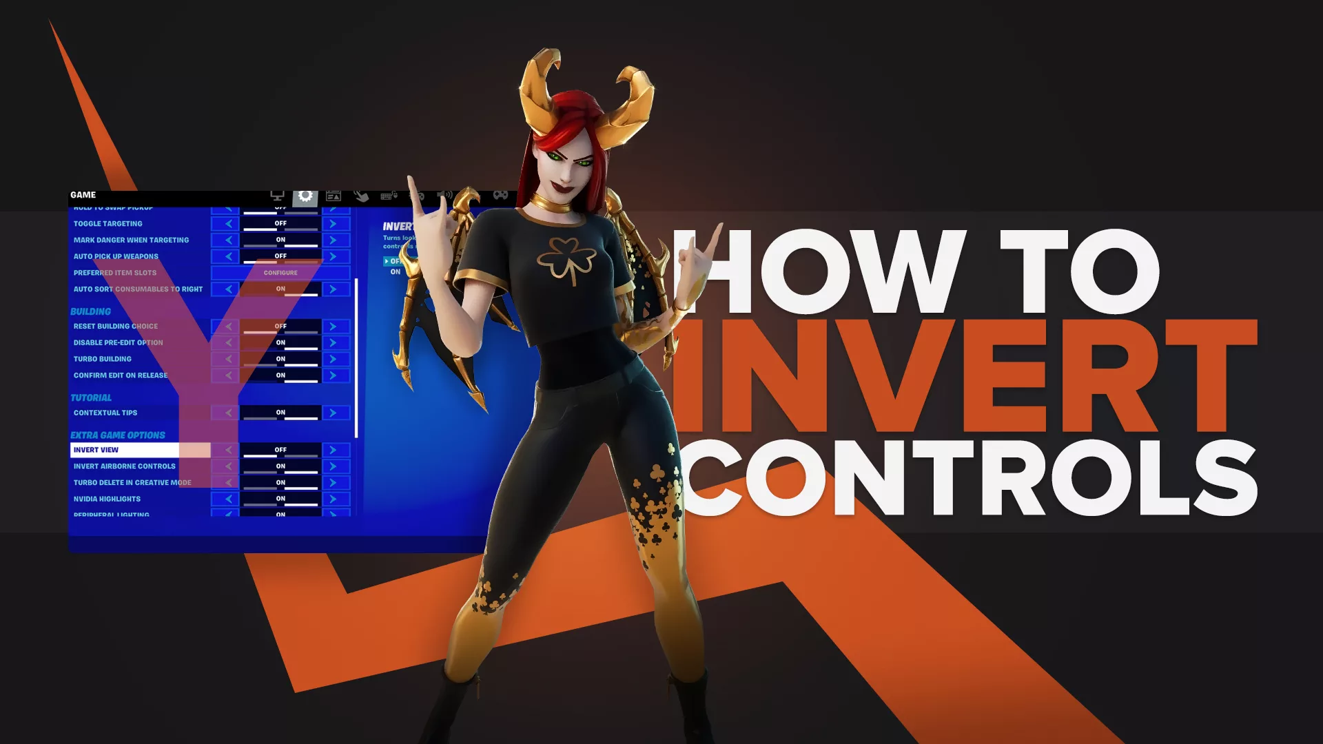 How To Invert Controls on Fortnite