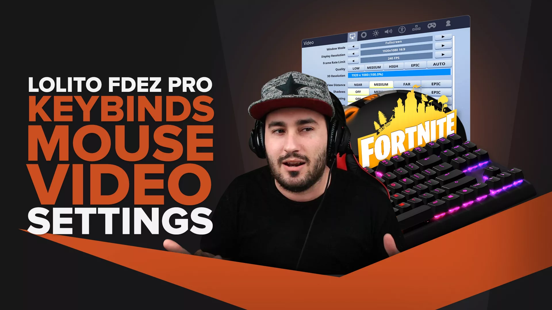 Lolito Fdez's | Keybinds, Mouse, Video Pro Fornite Settings