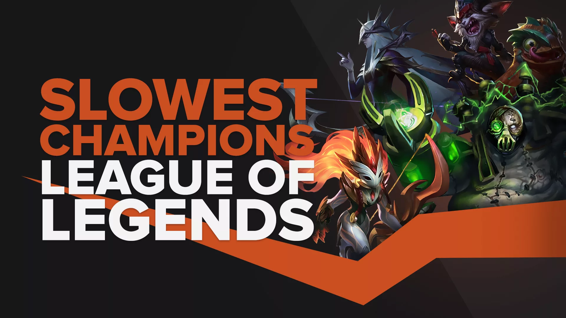 The slowest champions in league of legends