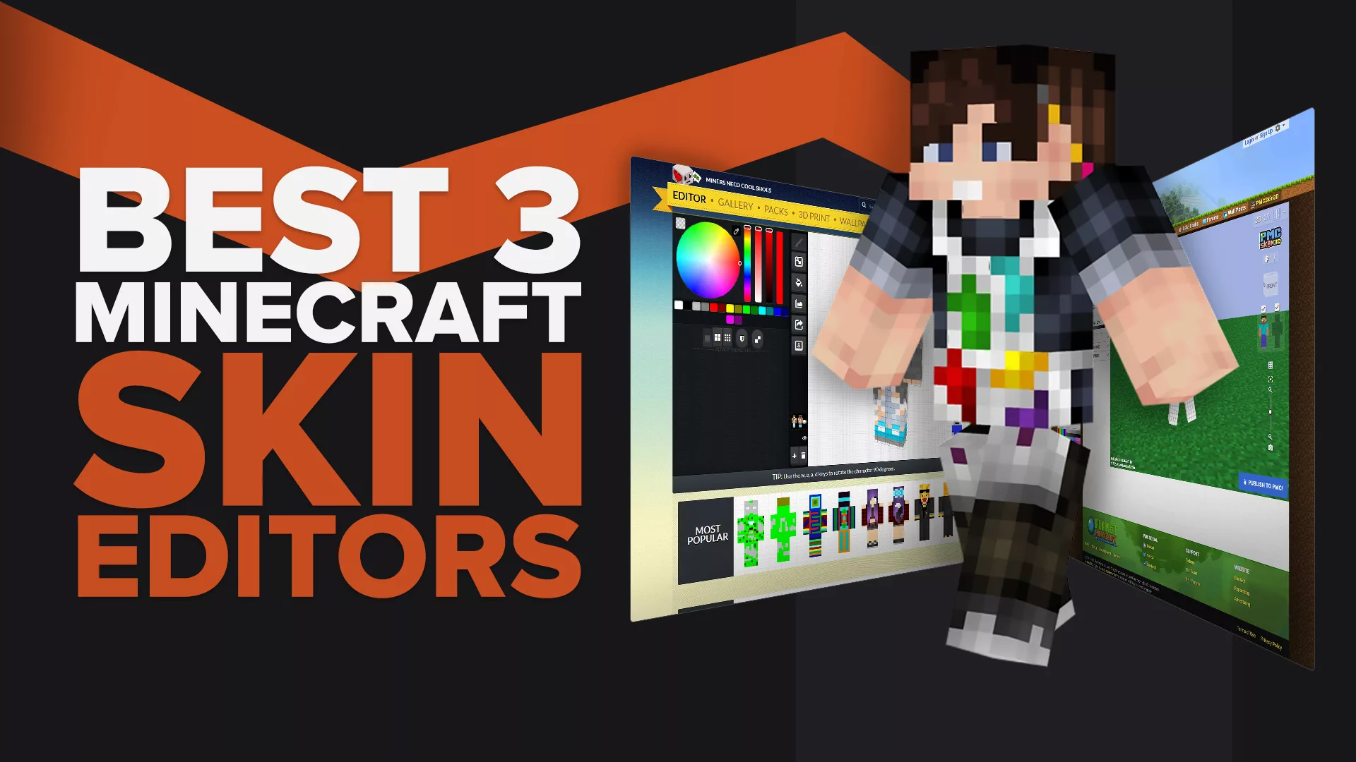 The Best 3 Minecraft Skin Editors