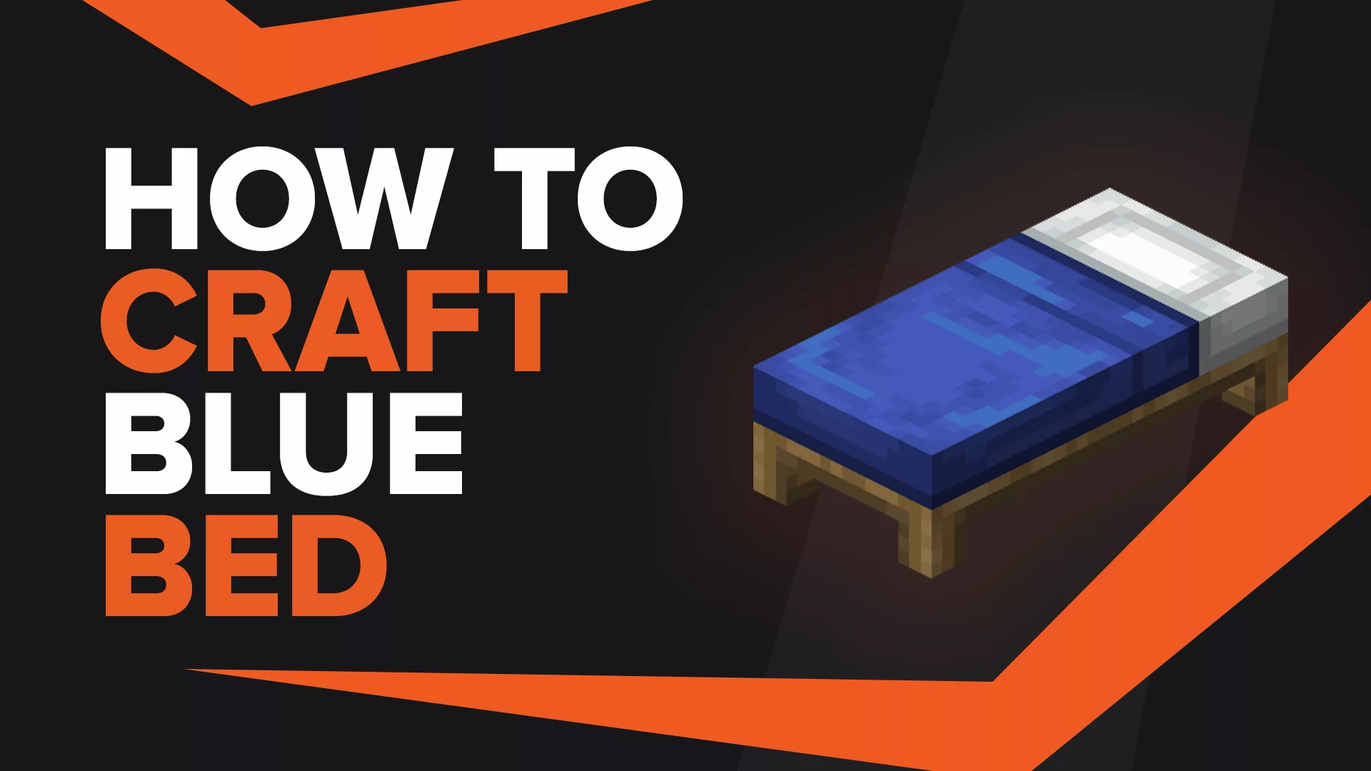 How To Make Blue Bed In Minecraft