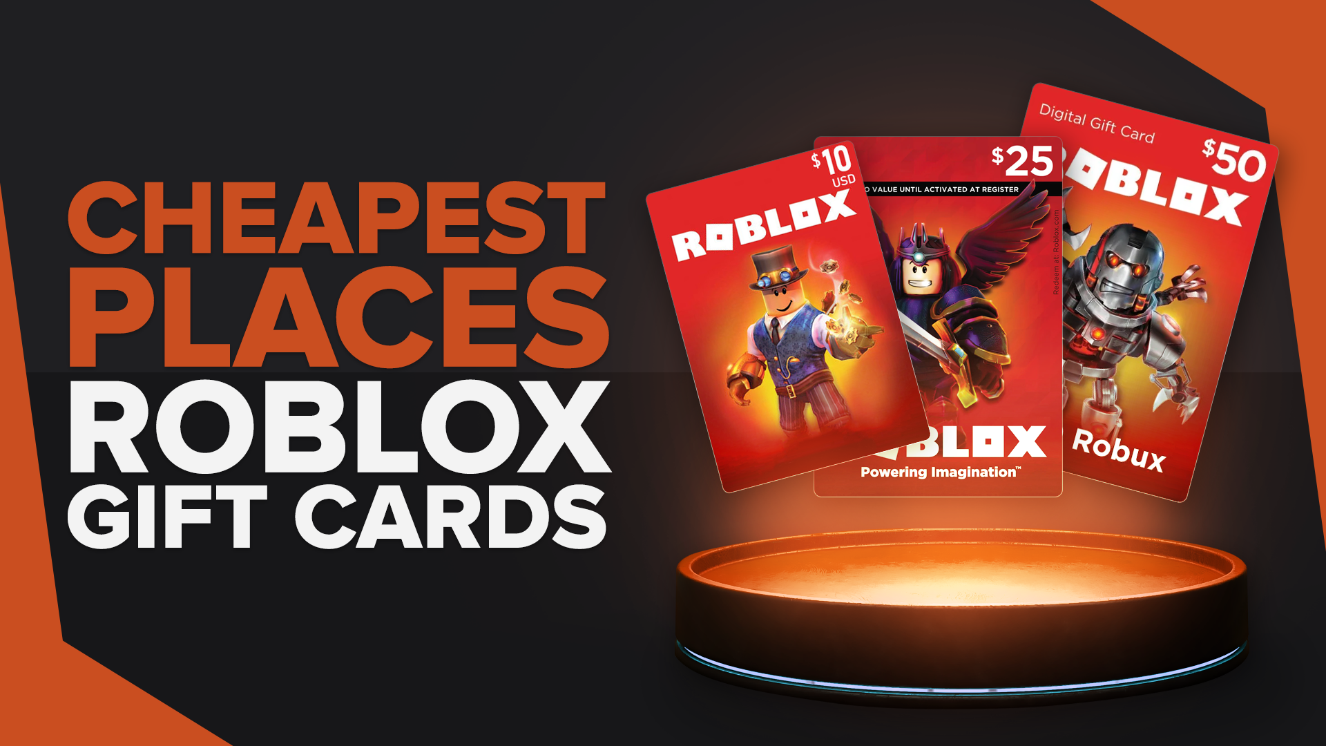 Cheapest and Best Places to Buy a Roblox Gift Card